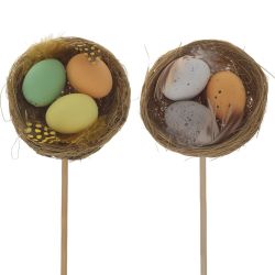 GAEM Изделие декоративное (вставка) "Гнездо пасхальное" (6*3), L6 W3 H23 см, 2в.