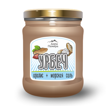 Урбеч из арахиса с розовой солью, ДарыПамира, 230г.