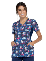 Топ медицинский женский Cherokee CK642, ленивец, XL