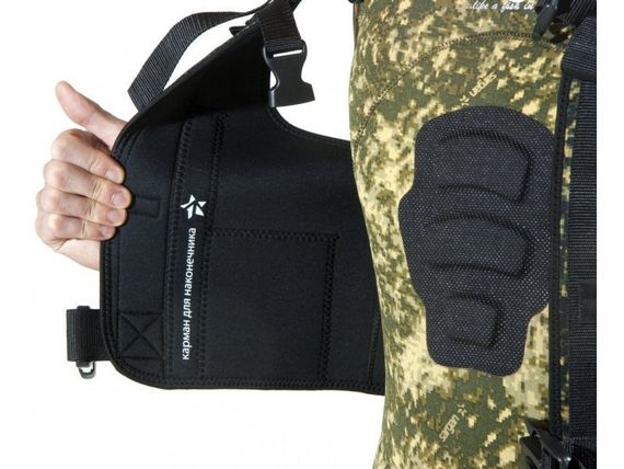 Гидрокостюм Sargan Урал камуфляж "Стрелолист" песчаный 5мм