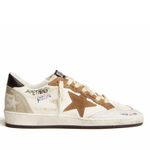 Женские Golden Goose Ball Star Something Specia with Brown Star and Black Heel Tab
