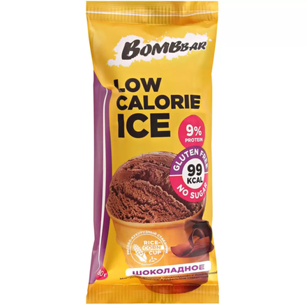 Мороженое Bombbar Low-calorie шоколадное 80 гр