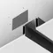 Заглушка декоративная черная - 2шт.+ 8 саморезов для профиля ALM-11681-PL-B-2M Technical alm013ec-pl-b