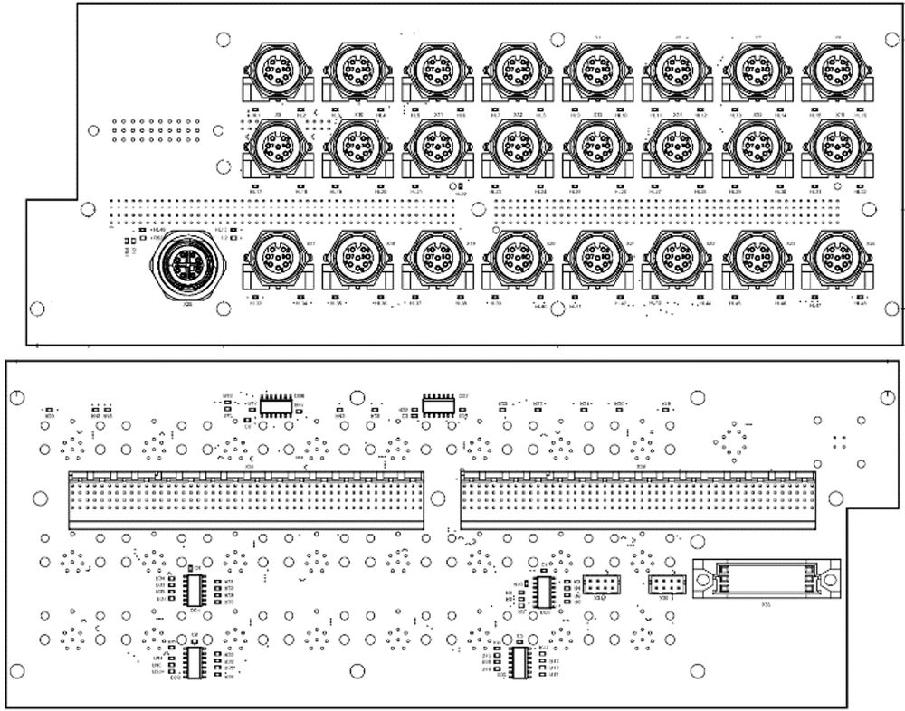 Плата ввода-вывода коммутатора
