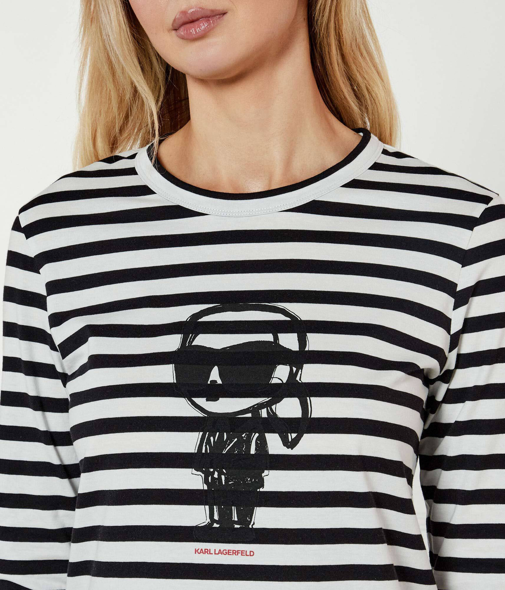 Блузка IKON Karl Lagerfeld - черный(A1W17137)