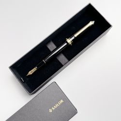 Ручка перьевая Sailor 1911 Profit Casual Black Gold IP F (11-0570-220) 2