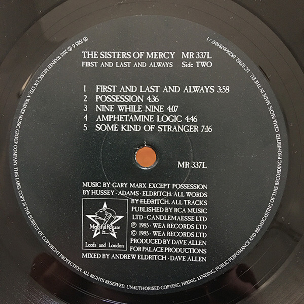 The Sisters Of Mercy / First And Last And Always (LP)