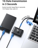 USB 3.0 Type C 4 port HUB, 1m UGREEN 40850