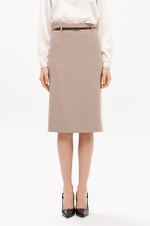 4897 Юбка женская (пепельно-бежевый)