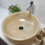 Раковина из оникса Bowl Yellow Big BO-61071 50*50*17