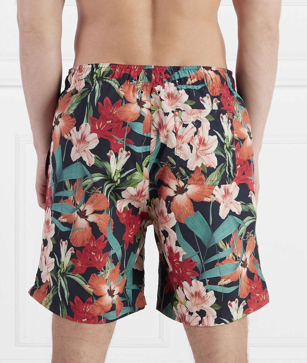 Шорты для плавания LC FLORAL PRINT Gant - красный(922316203)