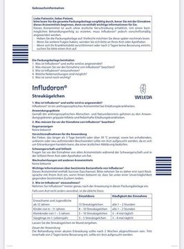 Weleda Infludoron от простуды гриппа и инфекций