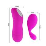 Маленький вибромассажер с пультом ДУ Mini Love Eggs (Цвет: фиолетовый)