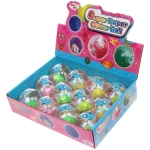 Мяч 6,5 см «Сказочный мир» (попрыгун с водой и подсветкой) СТИКЕР НА ВЛОЖЕНИЕ