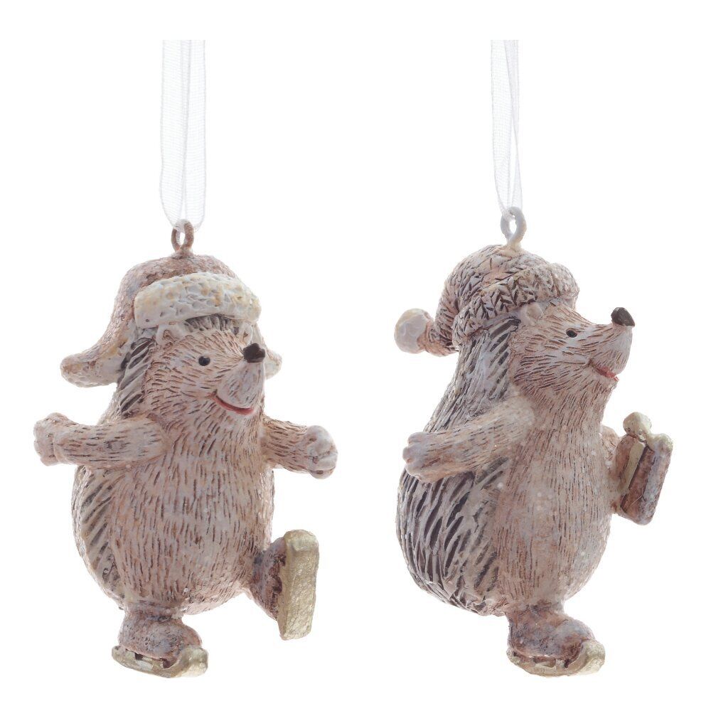 GAEM Изделие декоративное подвесное "Ёжик", L3,5 W3,5 H6 см, 2в.