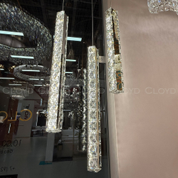 Подвесной светильник Cloyd ELATA P1 / выс. 55 см - золото (арт.11560)