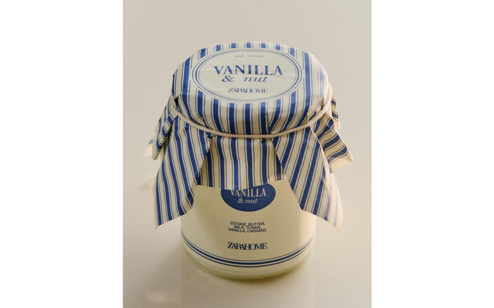 Zara Home Набор ароматических свечей (Vetiver Mango, Vanilla & Nut, Tiramis Euphoria), растительный воск, 3 шт, подарочный