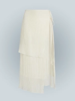 Юбка из жатого тенселя на завязках Ripple / Волна