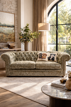 Диван для кабинета "Челси 2 Краш" без раскладного механизма