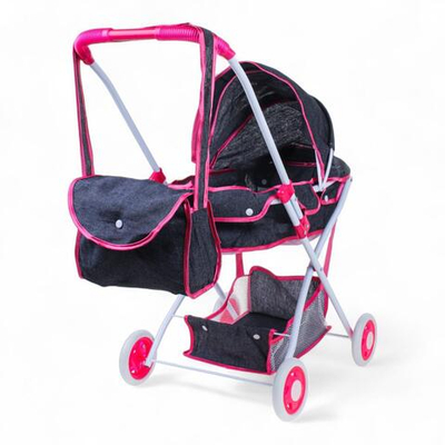 Коляска для кукол лежачая 35*62*66 см. пакет 936B-8