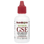 NutriBiotic, Maximum GSE, жидкий концентрат, 29,5 мл (1 жидк. унция)