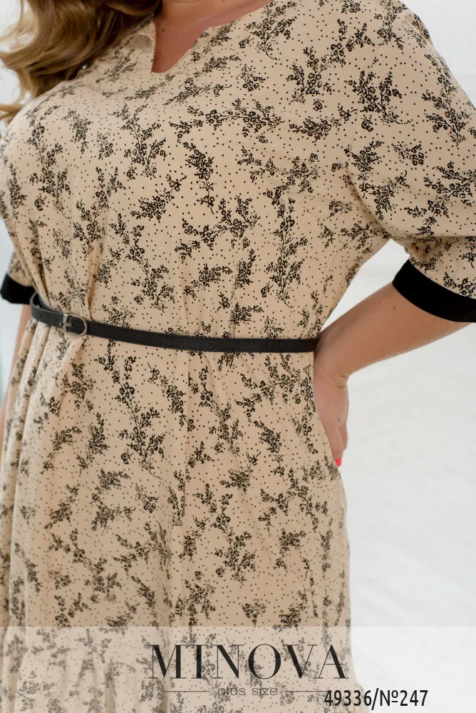 Платье 247-бежевый Minova