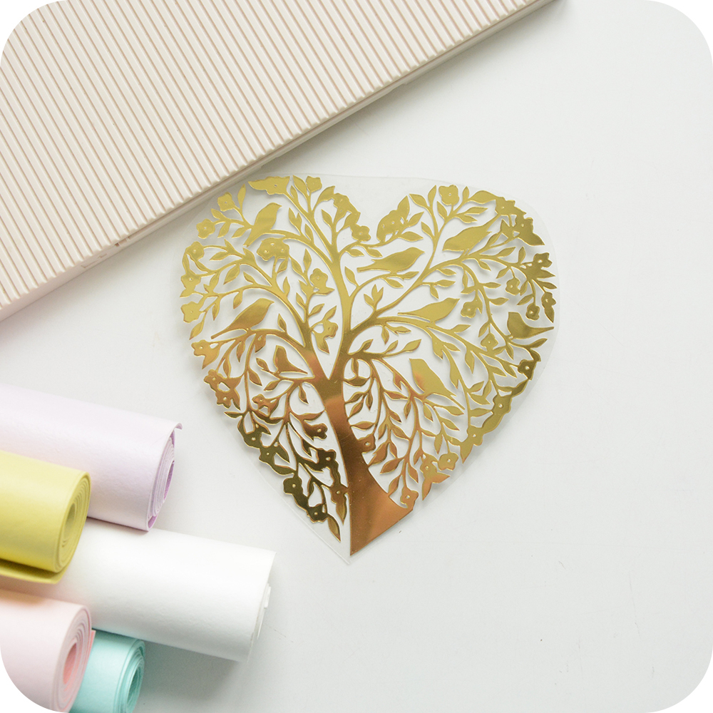 Картинка из термотрансферной пленки "Сердце"