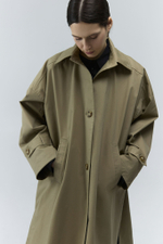 Тренч однобортный укороченный