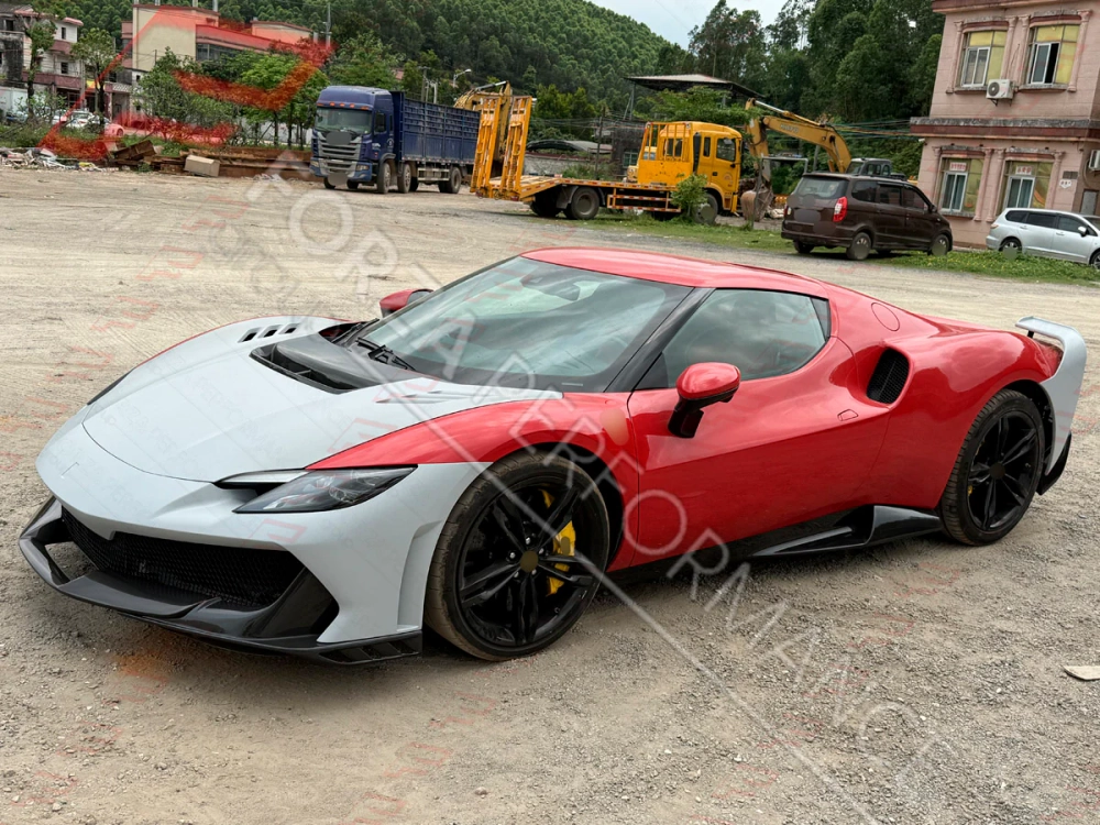 Обвес переделка из Ferrari 296 GTS GTB 2022+ в 296 Speciale 2025+ Феррари