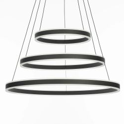 Citilux Дуэт CL719681 LED Люстра подвесная с пультом Чёрная