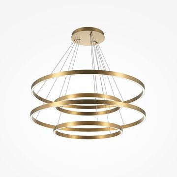 Подвесной светодиодный светильник 164W 2600К/3500К MOD058PL-L174BSK латунь Rim Maytoni