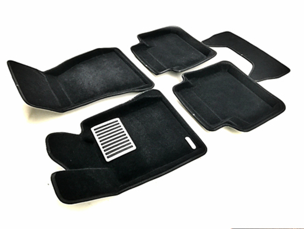 Коврики салона для BMW 7 (G11) (2015-) Euromat 3D Lux черные. Арт. EM3D-001217