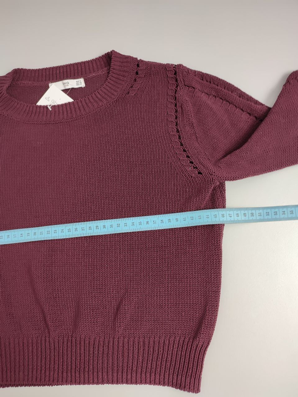 Джемпер Mango бордо 44 размер