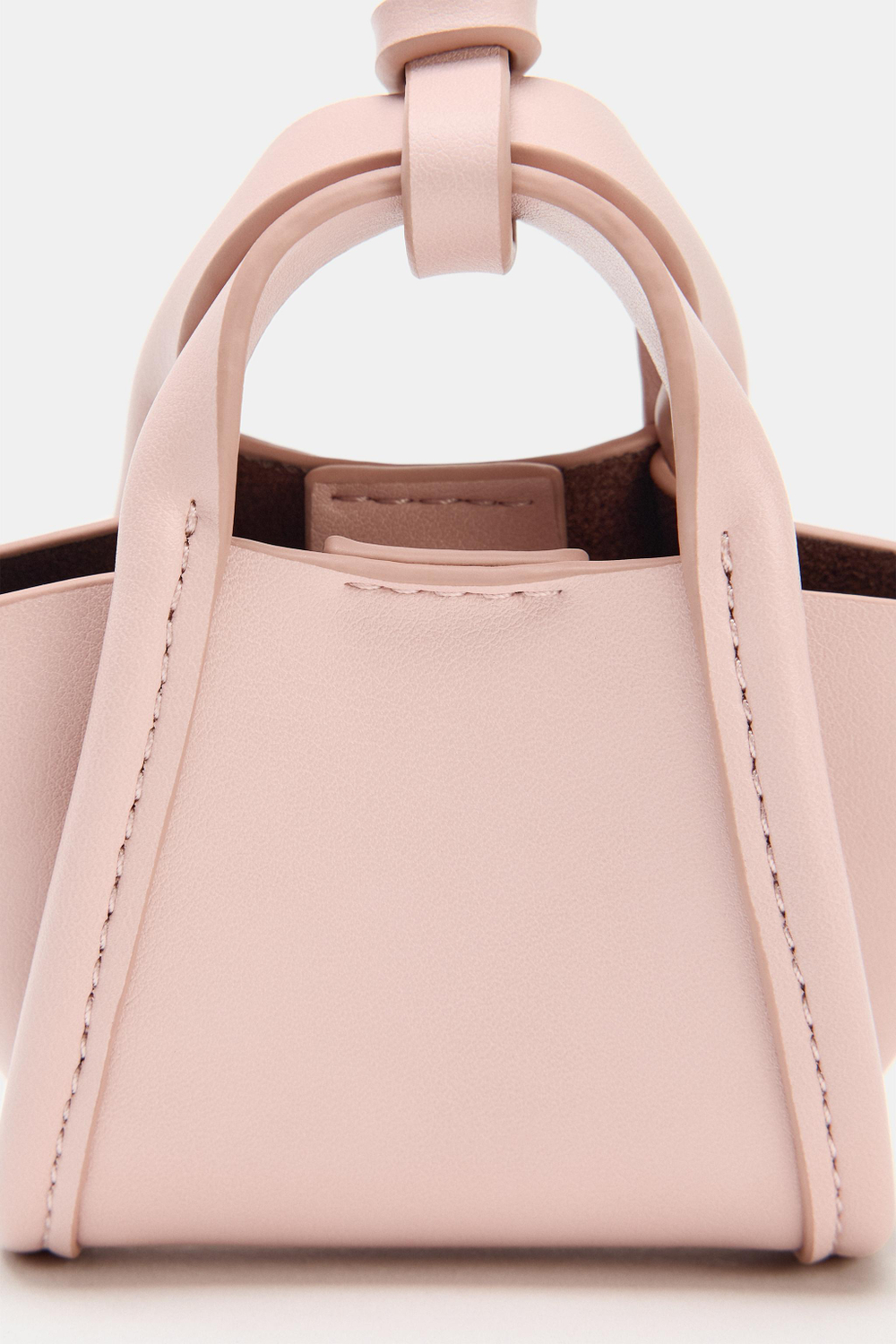 ZARA ПОДВЕСКА В ФОРМЕ МИНИ-СУМКИ, РОЗОВЫЙ