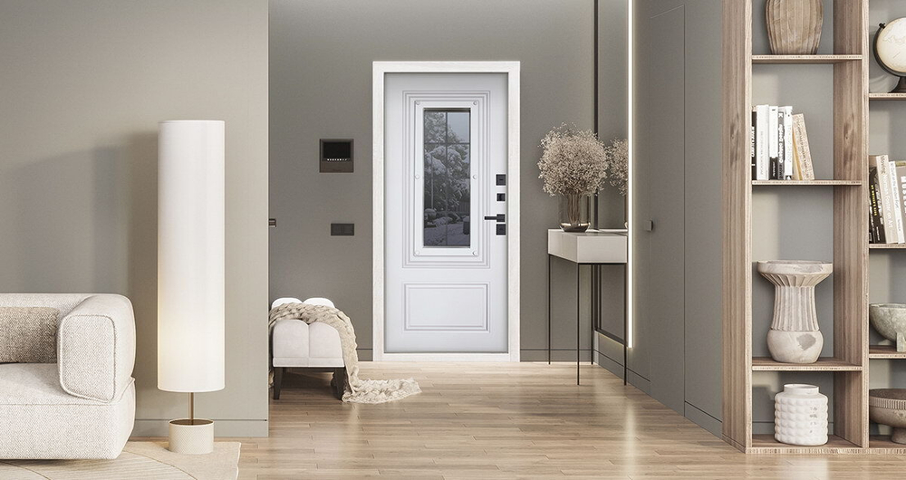 Стальная дверь "Изольда с окном (терморазрыв 3к)"