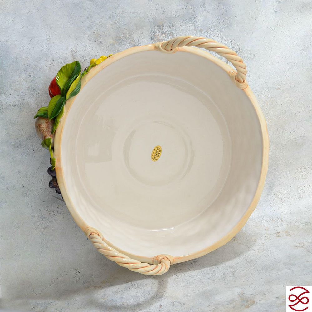 Корзина овальная с 2 ручками Orgia Фрукты 44*22 см