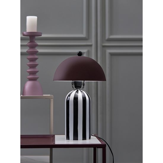 Светильник настольный anniken, D25х38 см, сливовый