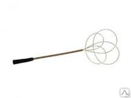 Пылевыбивалка метал.  60*20см пластик. ручка