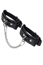Черные мини-оковы со скруглёнными углами (Цвет: черный)