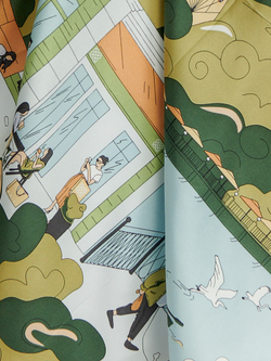 ПЛАТОК ШЕЛК | 90х90 см | "Алматы"