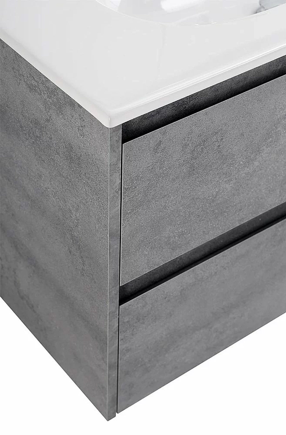Тумба с раковиной BelBagno KRAFT 100 2C-SO/BB1000ETL Cemento Grigio