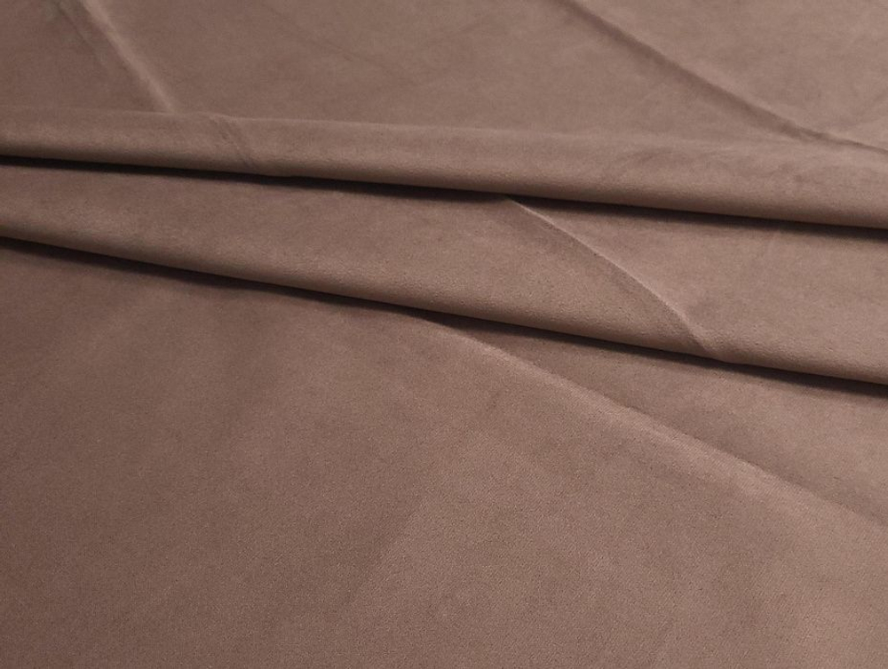 Кровать интерьерная Камилла 200, Коричневый, Велюр, 120654