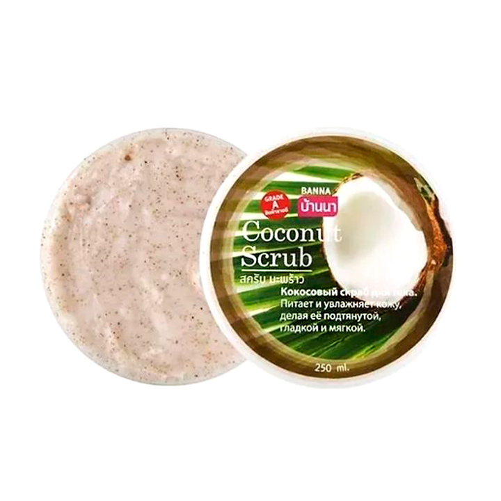 Скраб для тела Banna Coconut Scrub Кокос 250 мл