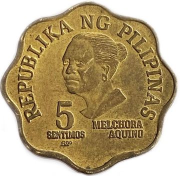 5 сентимо 1982 Филиппины