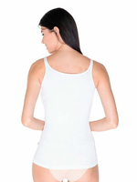 Майка женская Fine Rib белый