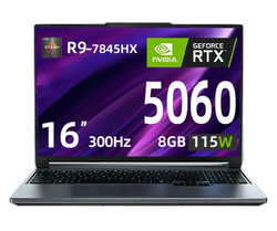 Ноутбук Mechrevo Dragon 16 Pro Black (16" Ryzen 9 7845HX, 16GB, 512GB SSD, RTX 5060, Windows 11)