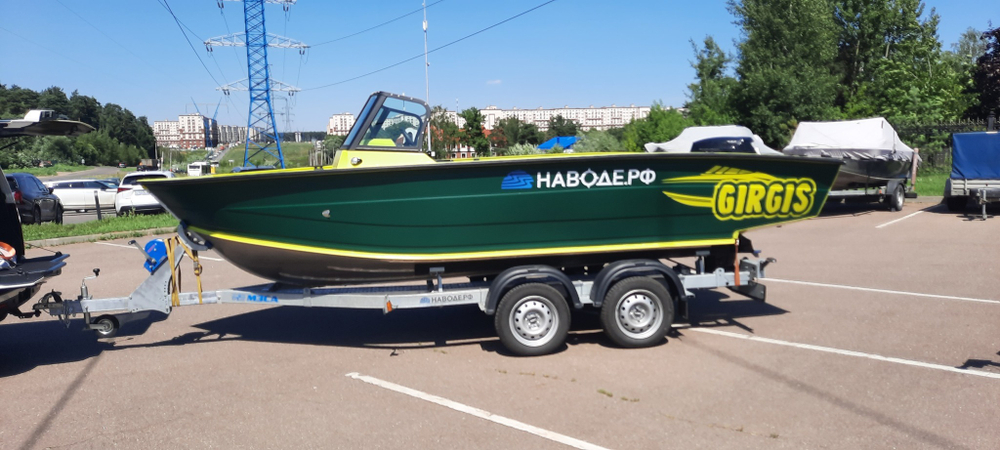 Готовый комплект Алюминиевая моторная лодка Гиргис 470
