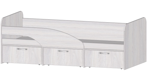 Кровать с ящиками Ральф Анкор светлый