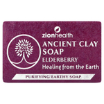 Zion Health, мыло с древней глиной, бузина, 170 г (6 унций)