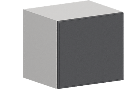 Кухня Модуль ШВГ 400 Графит / Графит Софт